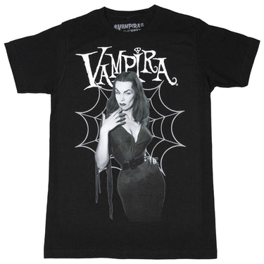 Vampira Cobweb T-shirt - Kreepsville